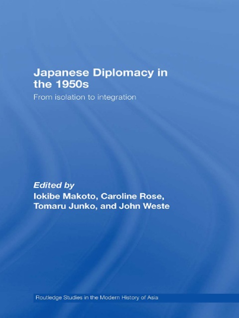 Cover image for book Japanese Diplomacy in the 1950s