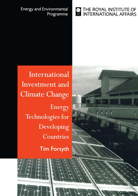 Cover image for book International Investment and Climate Change