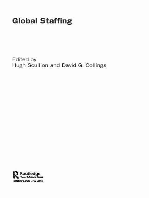 Cover image for book Global Staffing