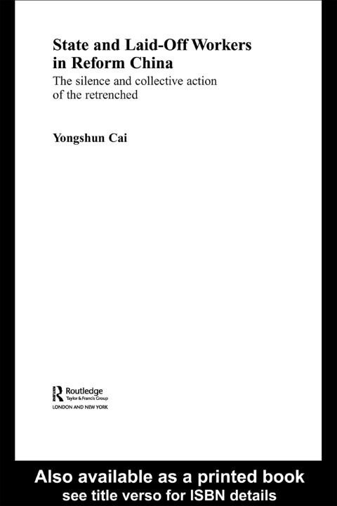 Cover image for book State and Laid-Off Workers in Reform China