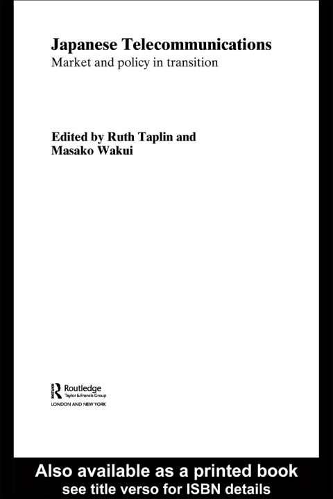 Cover image for book Japanese Telecommunications