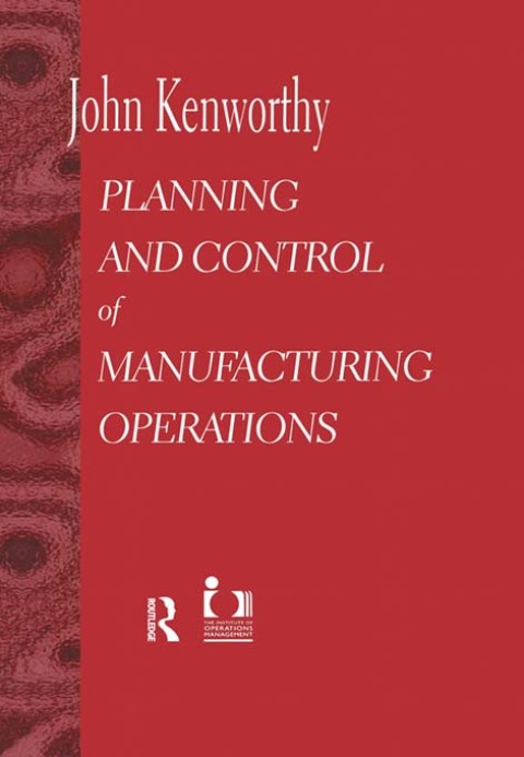 Cover image for book Planning and Control of Manufacturing Operations
