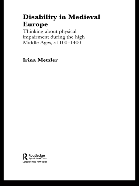 Cover image for book Disability in Medieval Europe