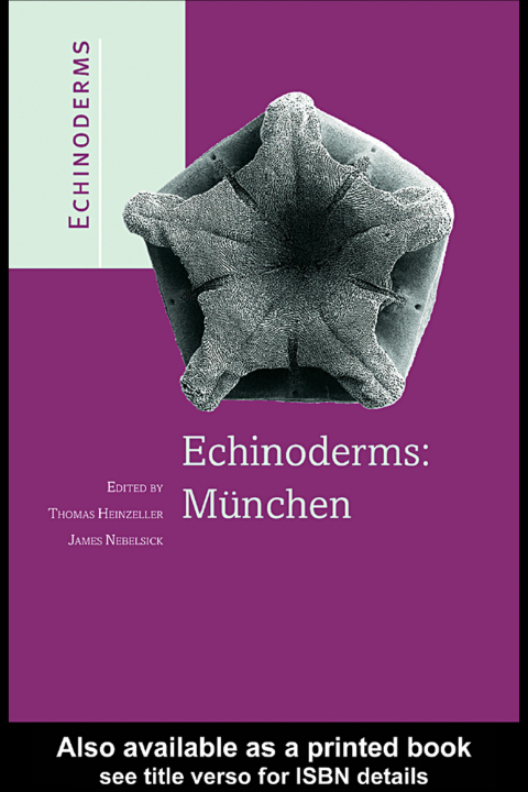 Cover image for book Echinoderms: Munchen