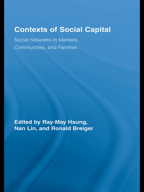 Cover image for book Contexts of Social Capital