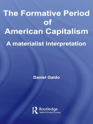 The Formative Period of American Capitalism