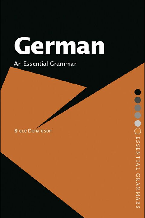 Cover image for book German: An Essential Grammar