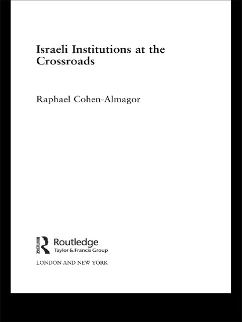 Cover image for book Israeli Institutions at the Crossroads