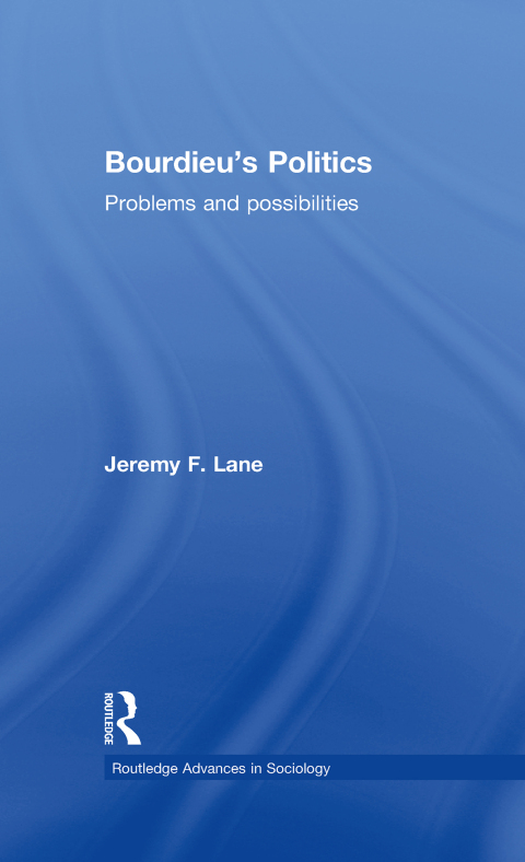 Cover image for book Bourdieu's Politics
