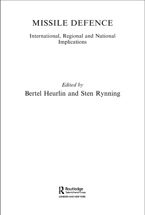 Cover image for book Missile Defence