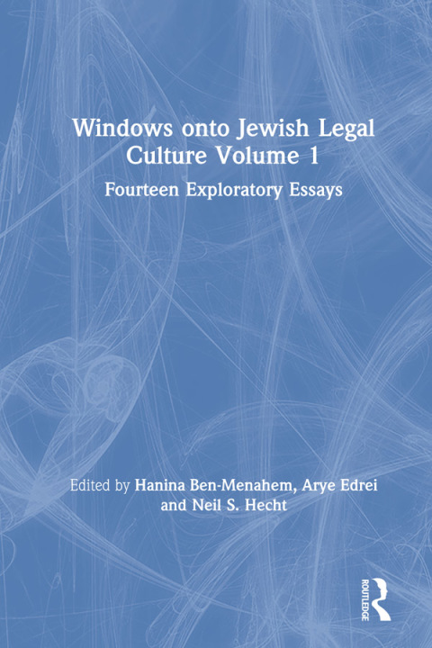 Cover image for book Windows onto Jewish Legal Culture Volume 1