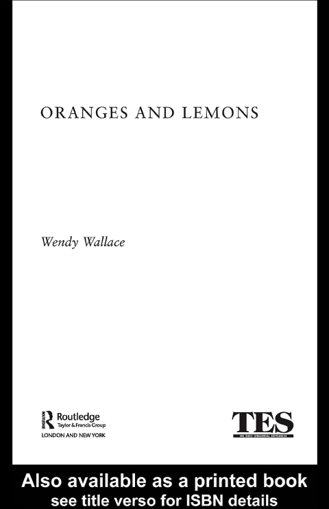 Cover image for book Oranges and Lemons