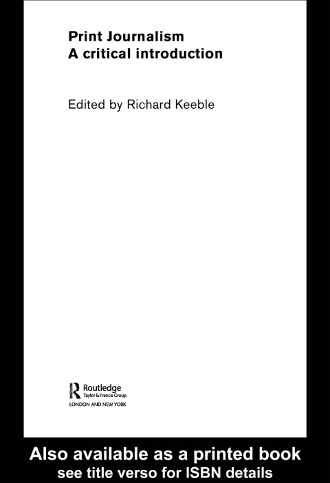 Cover image for book Print Journalism