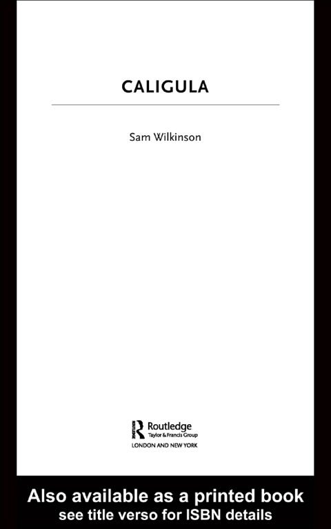 Cover image for book Caligula