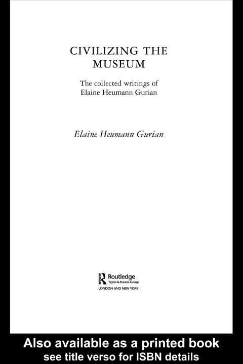 Cover image for book Civilizing the Museum