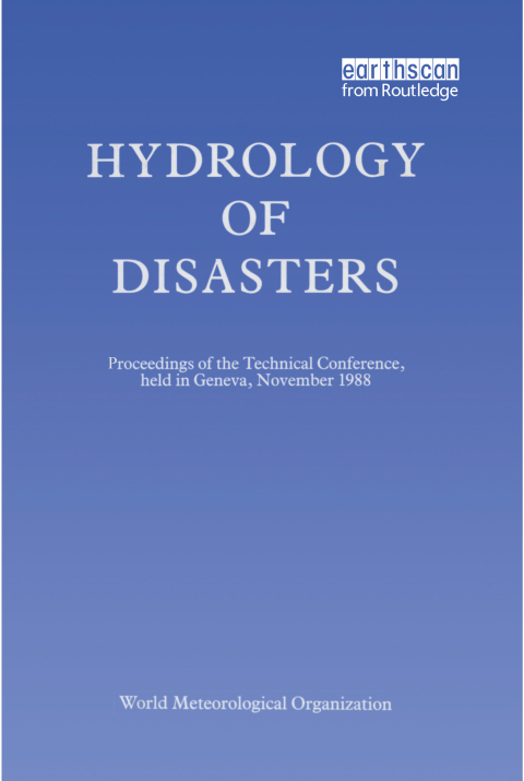 Cover image for book Hydrology of Disasters