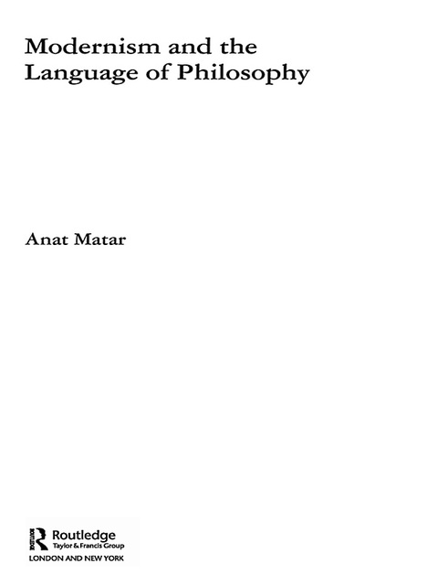 Cover image for book Modernism and the Language of Philosophy