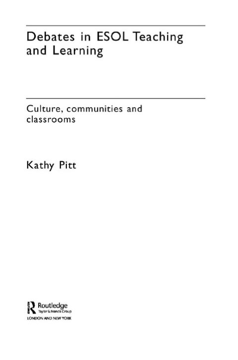 Cover image for book Debates in ESOL Teaching and Learning