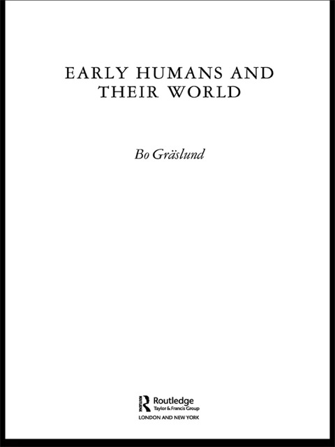 Cover image for book Early Humans and Their World