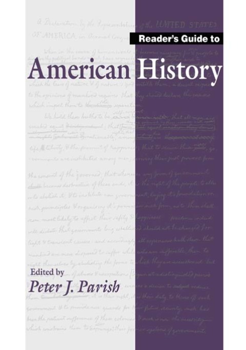 Cover image for book Reader's Guide to American History