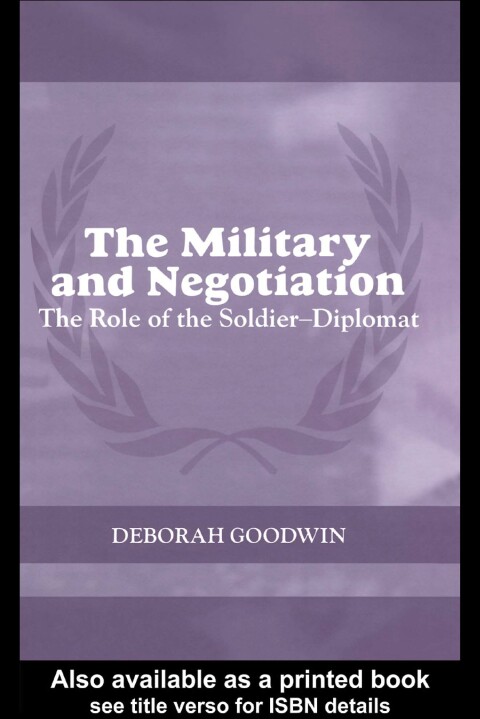 Cover image for book The Military and Negotiation