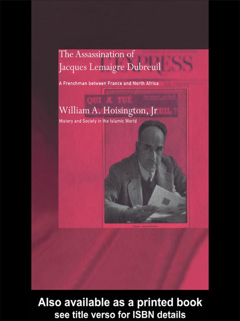 Cover image for book The Assassination of Jacques Lemaigre Dubreuil