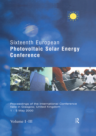 Sixteenth European Photovoltaic Solar Energy Conference