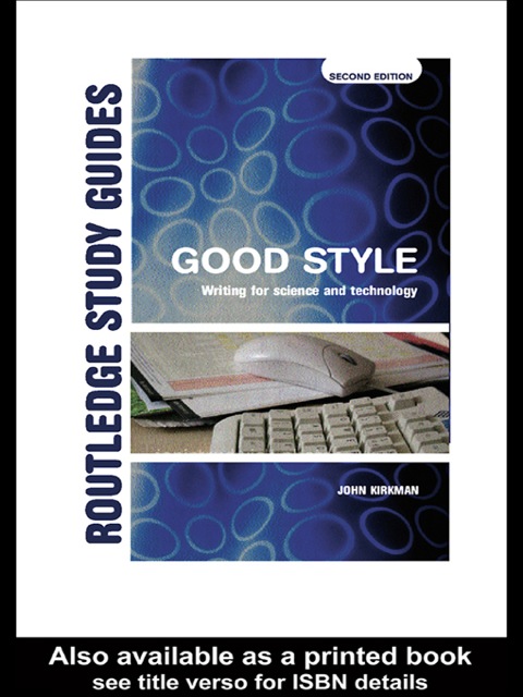 Cover image for book Good Style