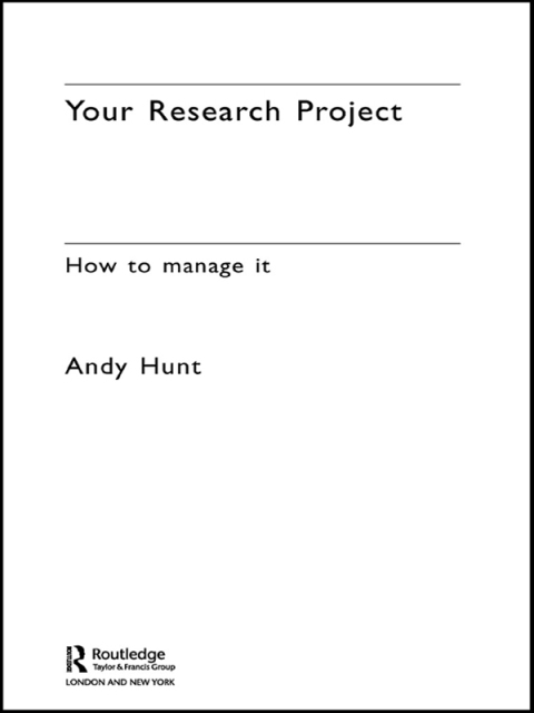 Your Research Project 