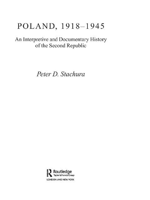 Cover image for book Poland, 1918-1945
