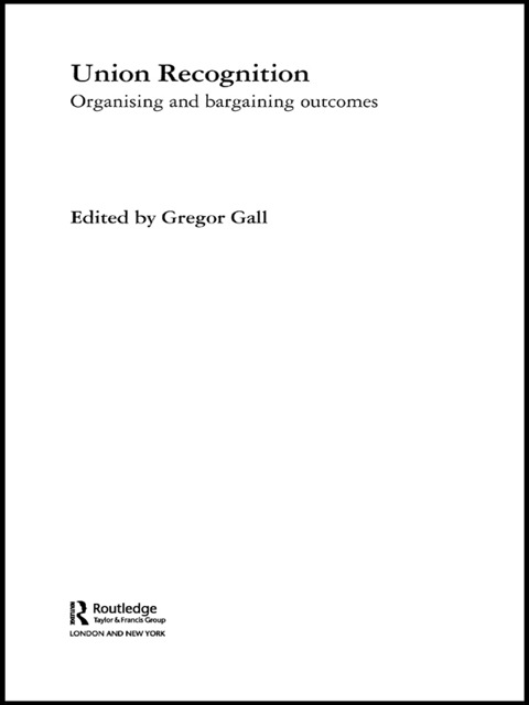 Cover image for book Union Recognition