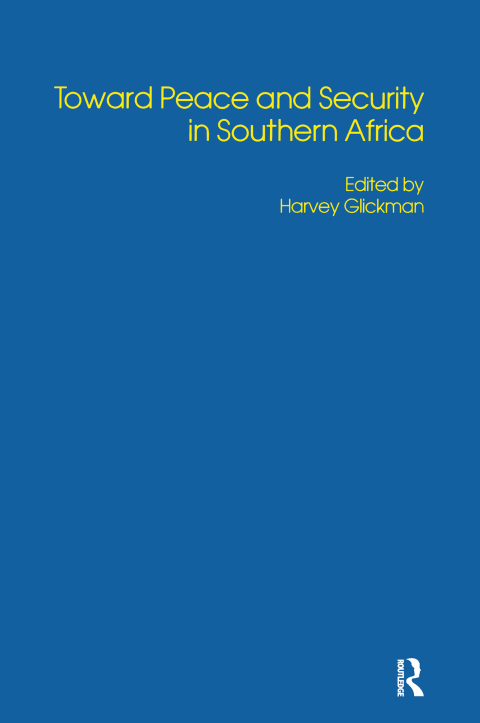 Cover image for book Toward Peace Security Southern
