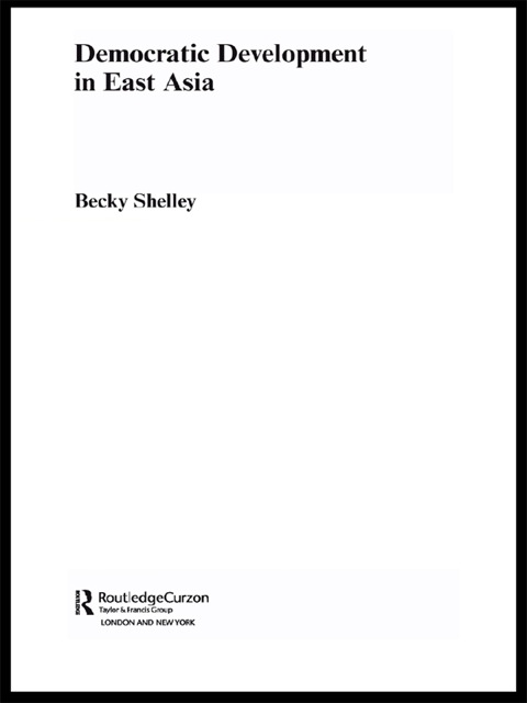 Cover image for book Democratic Development in East Asia