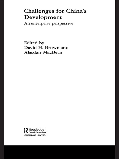 Cover image for book Challenges for China's Development