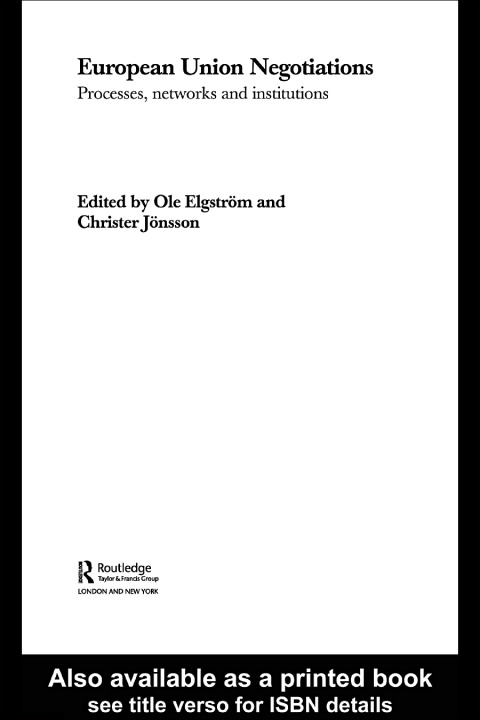 Cover image for book European Union Negotiations