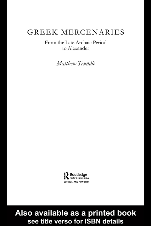 Cover image for book Greek Mercenaries