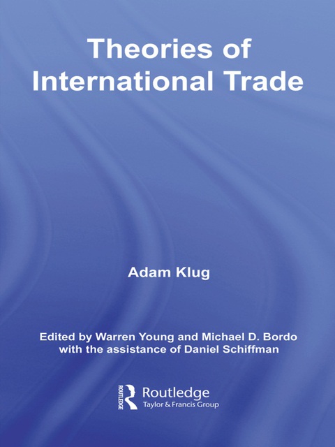 Cover image for book Theories of International Trade