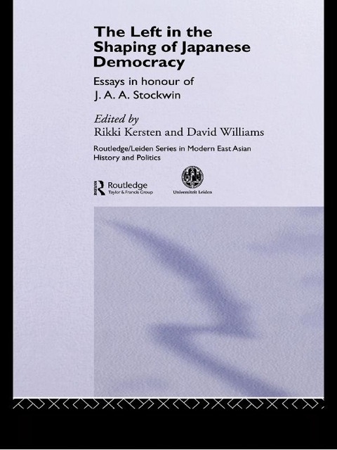 Cover image for book The Left in the Shaping of Japanese Democracy
