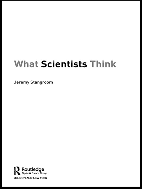 Cover image for book What Scientists Think