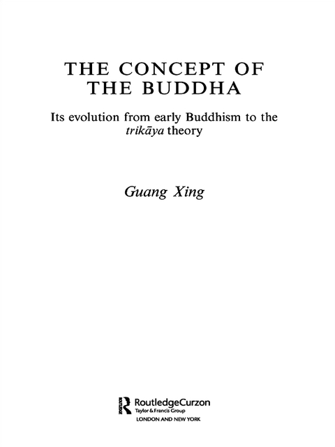 Cover image for book The Concept of the Buddha