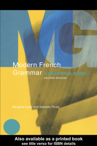 Cover image: Modern French Grammar 2nd edition 9780415334822