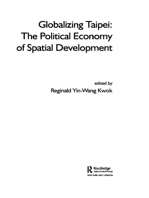 Cover image for book Globalizing Taipei