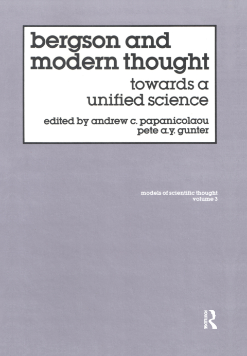 Cover image for book Bergson And Modern Thought