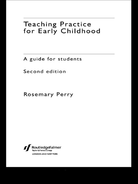 Cover image for book Teaching Practice for Early Childhood