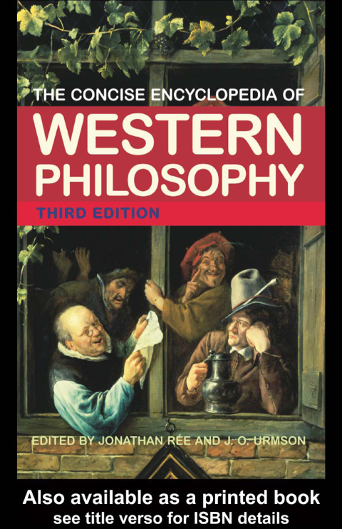 Cover image for book The Concise Encyclopedia of Western Philosophy