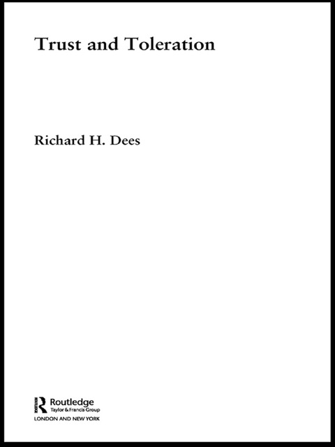 Cover image for book Trust and Toleration