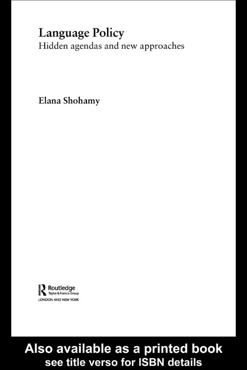 Cover image for book Language Policy