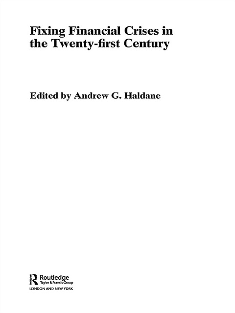 Cover image for book Fixing Financial Crises in the 21st Century