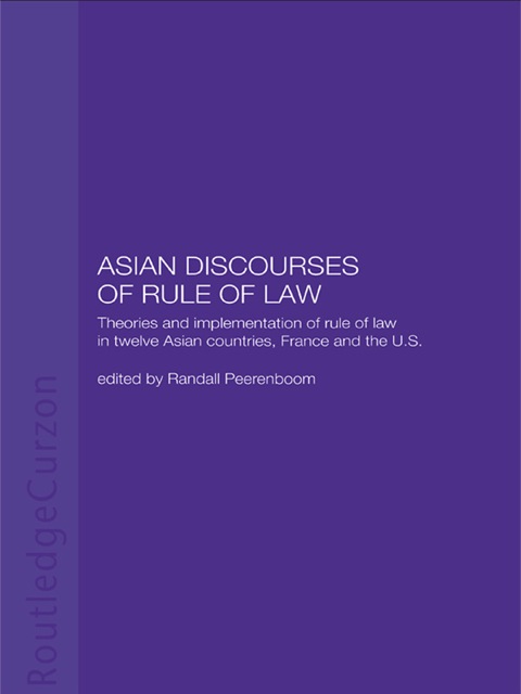 Cover image for book Asian Discourses of Rule of Law