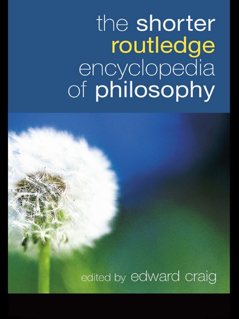 Cover image for book The Shorter Routledge Encyclopedia of Philosophy